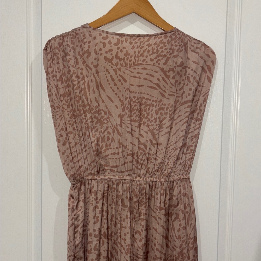 GRADE & GATHER SLIT SKIRT SUMMER DRESS animal print size small - Picture 10 of 10